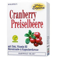 CRANBERRY, lingonberry, bearberry, nasturtium Capsules UK