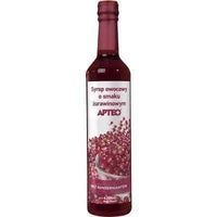 Cranberry Syrup For Drinks APTEO 430ml, sweet addiction UK
