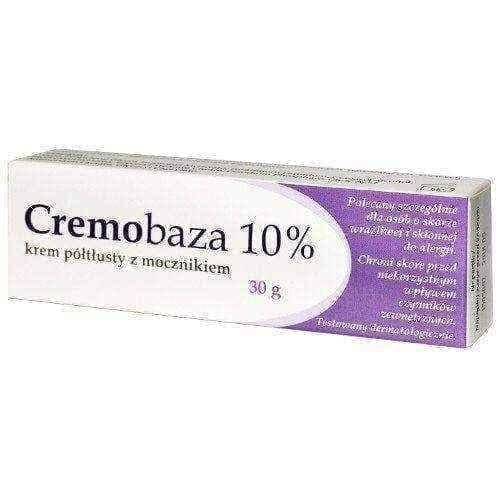 Cremobaza 10% vanishing cream with urea 30g UK