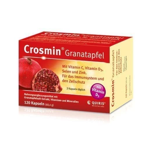 CROSMIN pomegranate juice extract capsules 120 pcs UK