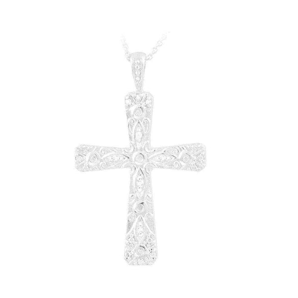 Cross necklaces for women | Diamond Accent Cross Necklace UK