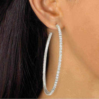 Crystal Hoop Earrings UK