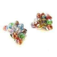 Crystals Grape Clip On Earrings UK