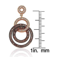 Cubic zirconia drop earrings UK