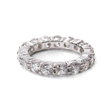 Cubic zirconia eternity band UK