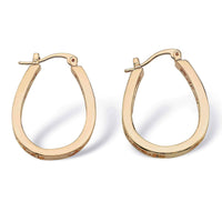 Cubic zirconia hoop earrings UK
