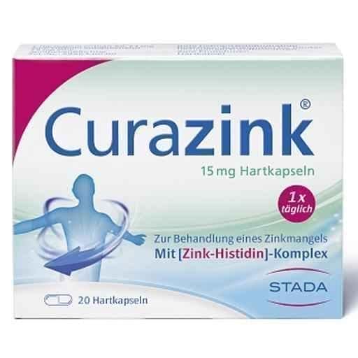 CURAZINK hard capsules 20 pc zinc UK