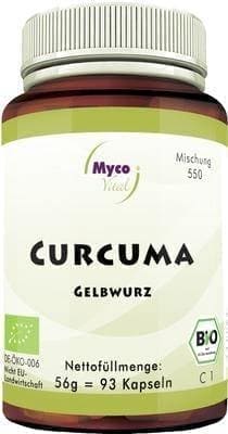 CURCUMA WITH organic pepper capsules 93 pc Turmeric powder UK