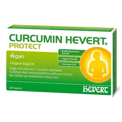 CURCUMIN, turmeric, ginger, broccoli, coenzyme Q10, vitamin C Protect capsules UK