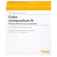 CUTIS compositum N, hair loss treatment, naevi, scleroderma, condyloma, ecthyma UK