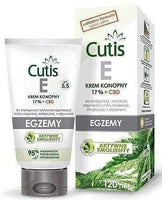 Cutis E Eczema Hemp cream 17% + CBD 120ml UK