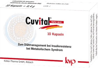 CUVITAL, alpha lipoic acid, coenzyme Q10, ubiquinone UK