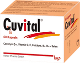 CUVITAL, coenzyme Q10, selenium, Protective vitamins UK