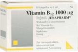 Cyanocobalamin, VITAMIN B12 1,000 µg Inject Jenapharm ampoules UK