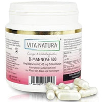 D-MANNOSE CAPSULES 500 mg, care of the bladder and urinary tract UK