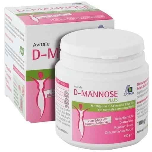 D-MANNOSE PLUS 2000 mg powder with vit. And minerals 100 g UK