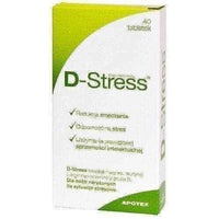 D-Stress x 40 tablets, anti stress UK