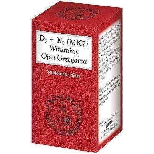 D3 + K2 (MK7) Vitamins Father Gregory x 30 capsules UK