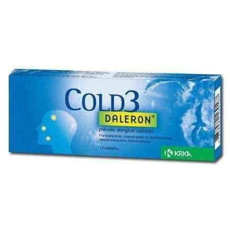 Daleron Cold 3 film-coated tablets N12 UK
