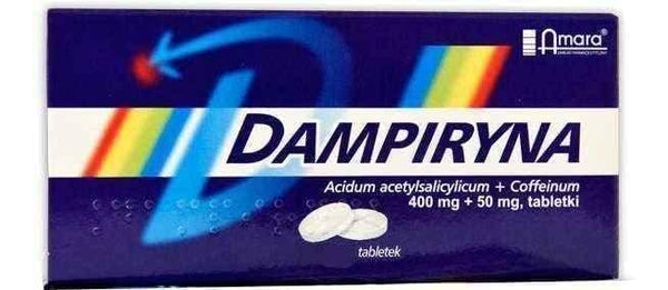 Dampiryna x 10 tablets analgesic, anti-inflammatory and antipyretic UK