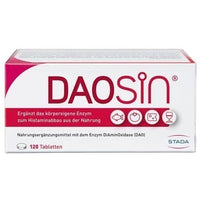 DAOSIN tablets 120 pc HISTAMINE INTolerance, allergy UK