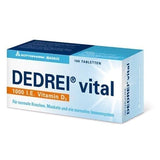 DEDREI vital, vitamin D3 tablets UK