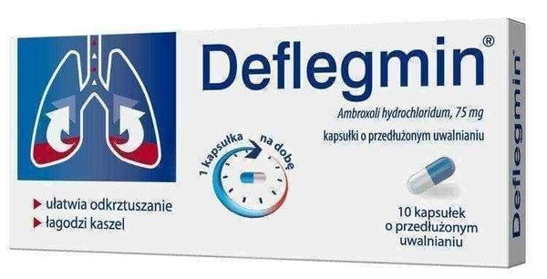 Deflegmin x 10 prolonged-release capsules UK