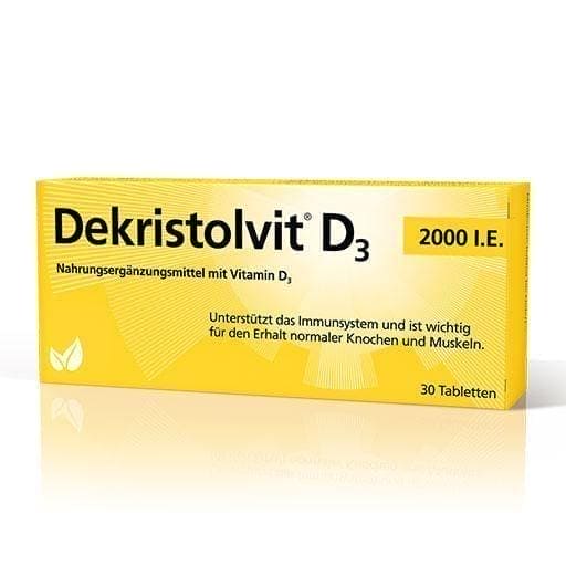 DEKRISTOLVIT D3 2,000 IU tablets 30 pc UK