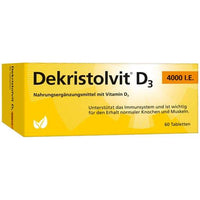 DEKRISTOLVIT Vitamin D3 4000 IU tablets UK