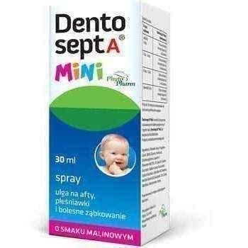Dentosept A Mini Spray, Painful teething, mouth ulcers and thrush UK