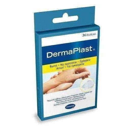 Derma Plast patch burns 45mm x 65mm x 3 pieces UK