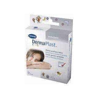 DermaPlast Kids Antibacterial Plaster 76mm x 76mm x 8 pieces UK