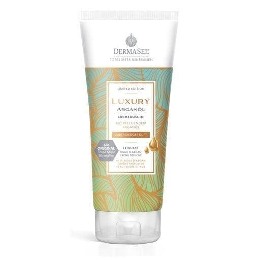 DERMASEL Dead Sea Cream Shower Luxury Argan Oil UK