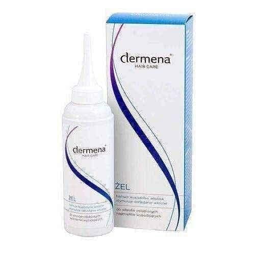 DERMENA gel inhibiting hair loss bottle dispenser 150ml + UK