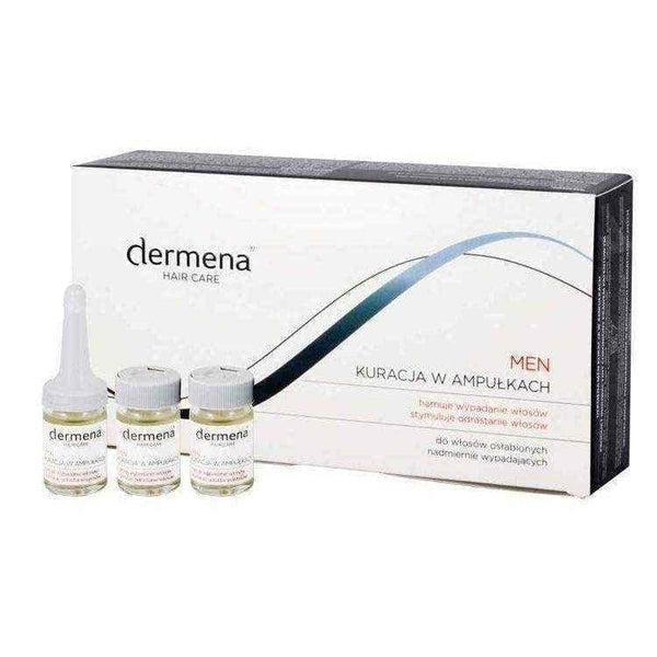 DERMENA MEN Treatment for men prevents hair loss 15 ampoules x 5ml UK