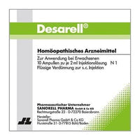 DESARELL ampoules 10X2 ml Cardiospermum halicacabum, Apis mellifica UK