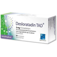 DESLORATADINE TAD 5 mg allergic rhinitis tablets 50 pc UK