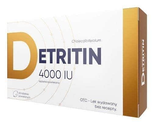 Detritin, vitamin D deficiency, cholecalciferol deficiency UK
