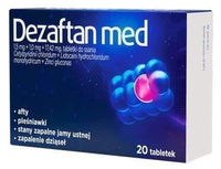 Dezaftan MED, cetylpyridinium chloride, lidocaine hydrochloride UK