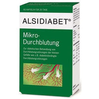 diabetes circulatory disorder, ALSIDIABET Diabetic Micro Circulation Capsules UK