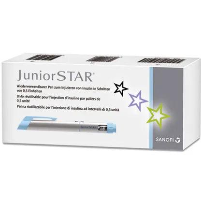 Diabetes mellitus treatment, JUNIORSTAR injection device silver UK