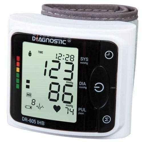 Diagnostic DR-605 IHB wrist blood pressure monitor x 1 piece UK