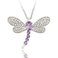 Diamond Dragonfly Necklace UK
