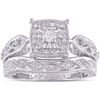 Diamond Engagement Ring Set UK