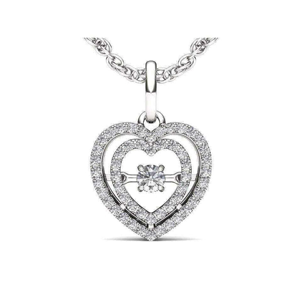 Diamond Heartbeat Necklace UK