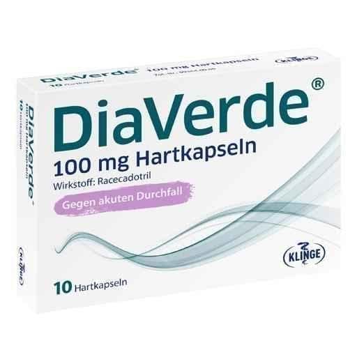 DIAVERDE 100 mg hard capsules 10 pc Racecadotril UK