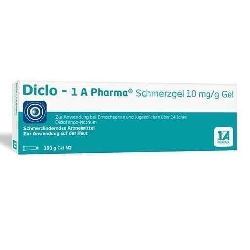 DICLO-1A Pharma Pain Gel 10 mg / g 100 g UK