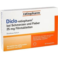 DICLO-RATIOPHARM for pain and fever, diclofenac potassium UK