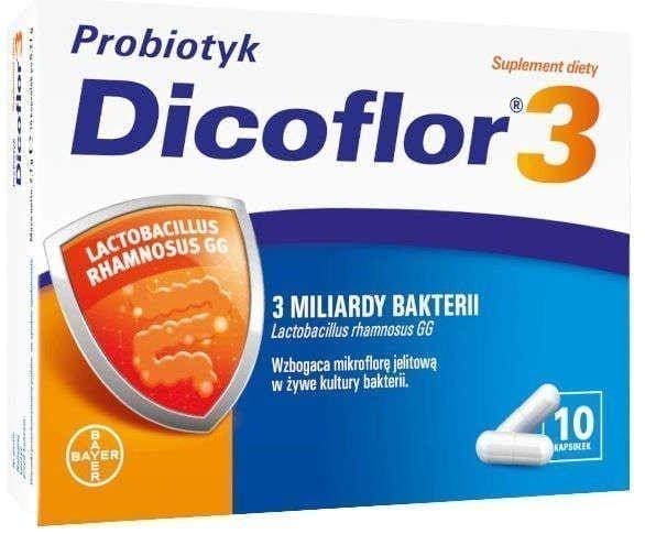 DICOFLOR 3 x 10 capsules Lactobacillus rhamnosus GG UK