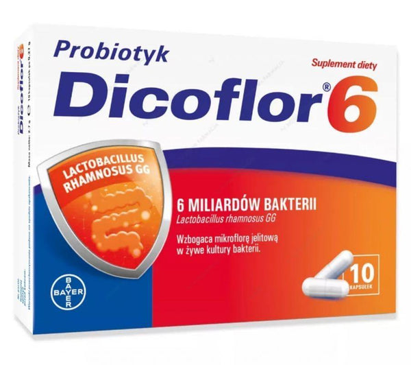 Dicoflor 6 x 10 caps. 6 billion Lactobacillus rhamnosus GG UK